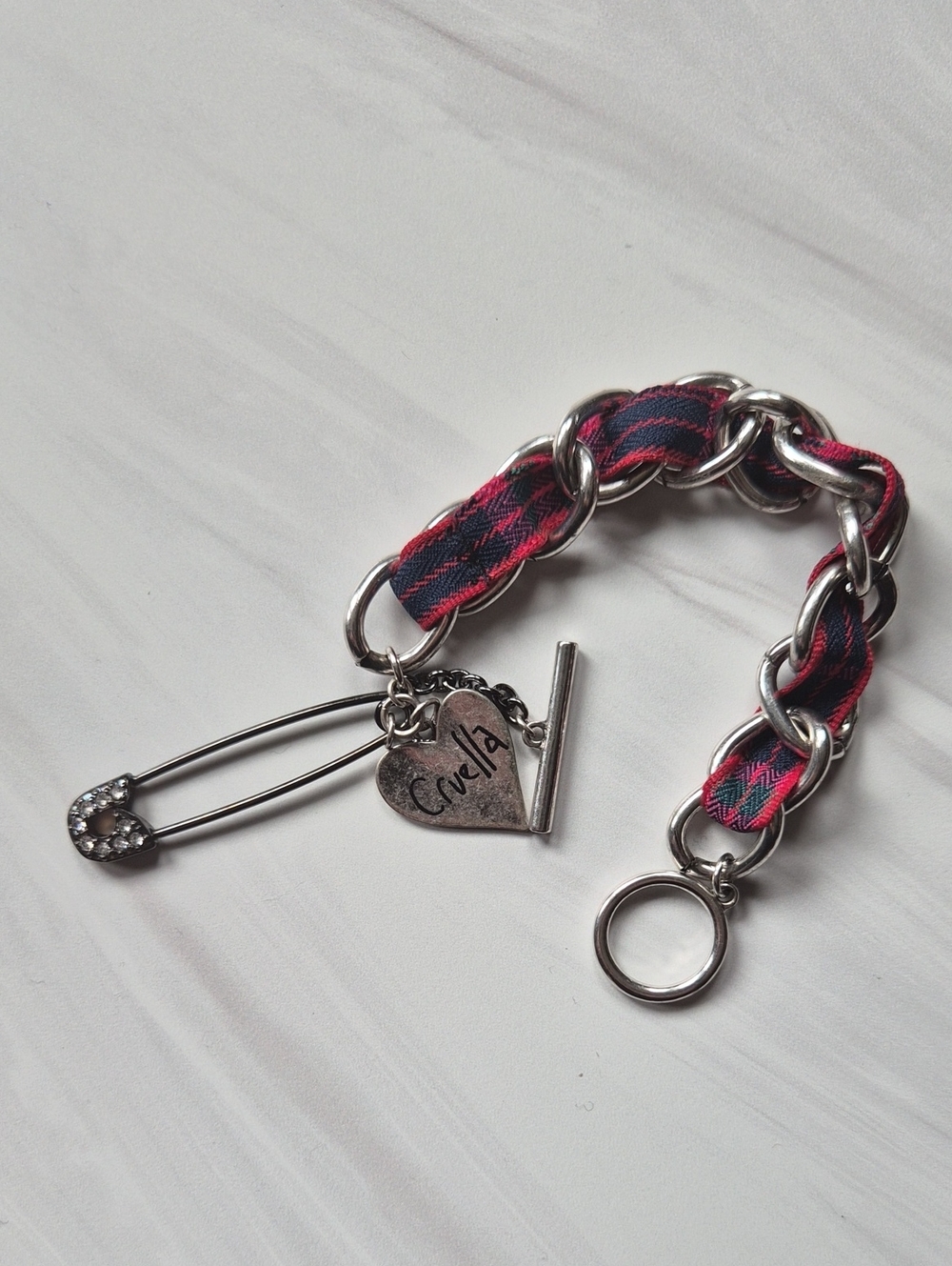 Disney x Betsey Johnson Cruella Toggle Bracelet